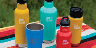 Klean Kanteen reusable water bottles and cups